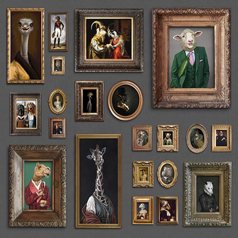 MR. AND MS. ANIMALS (W315)x(H280)=8.82 M2